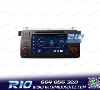 RADIO GPS ANDROID 13 BMW SERIE 3 E46 PANTALLA TÁCTIL 7"