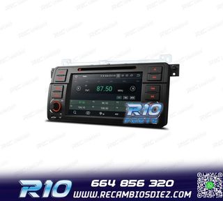 RADIO GPS ANDROID 13 BMW SERIE 3 E46 PANTALLA TÁCTIL 7"