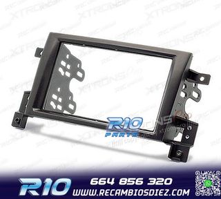 MARCO NEGRO RADIO 2-DIN PARA SUZUKI