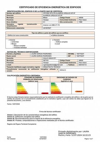 Oficina en alquiler en Barrio de Abando en Bilbao