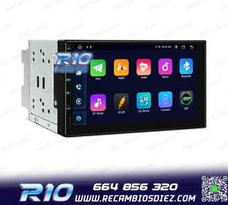 RADIO GPS ANDROID 12 HD TACTIL BLUETOOTH USB SD