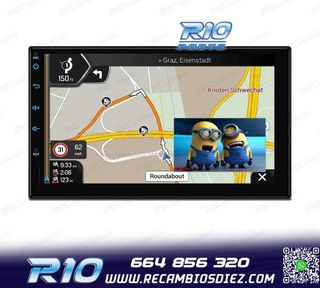 RADIO GPS ANDROID 12 HD TACTIL BLUETOOTH USB SD