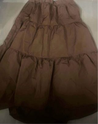 Falda Zara marrón talla S
