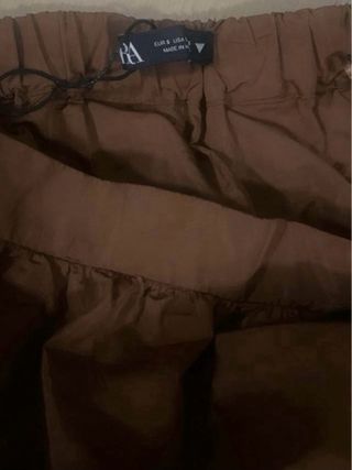Falda Zara marrón talla S