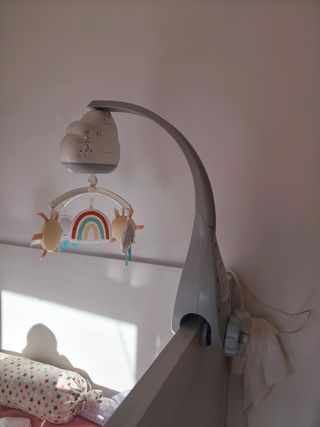 Móvil Cuna Bebé Nubes y Arcoíris