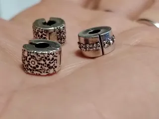 Charm Pandora Clip Originale con zirconi