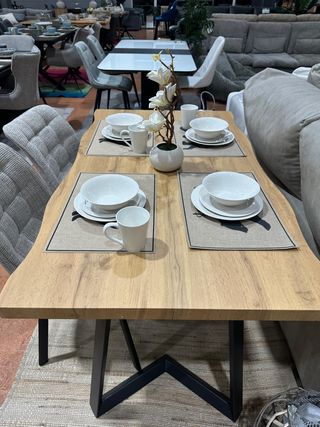 Mesa Comedor Madera Maciza 140cm