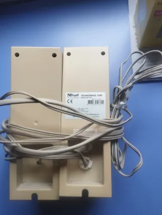 Altavoces para Ordenador Beige y Gris