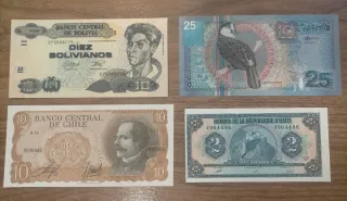 Lotto di 25 banconote americane SC