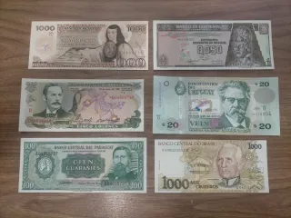 Lotto di 25 banconote americane SC