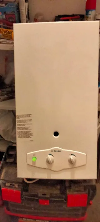 Calentador gas natural Neckar blanco