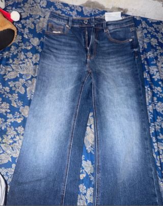 Stradivarius Jeans Azul Talla 38