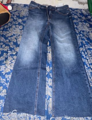 Stradivarius Jeans Azul Talla 38