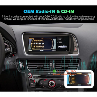 RADIO NAVEGADOR GPS ESPECIFICO PARA AUDI Q5 2008-