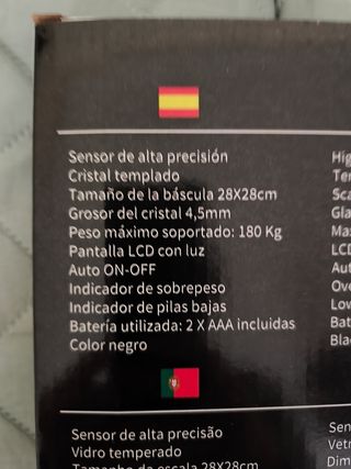 Báscula Digital Euro Life nueva