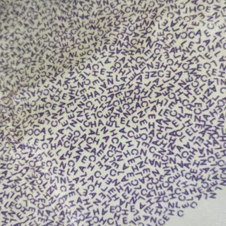 Sciarpa Chanel donna beige e viola