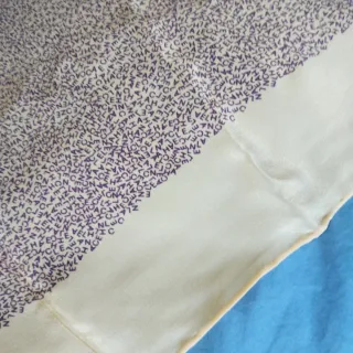 Sciarpa Chanel donna beige e viola