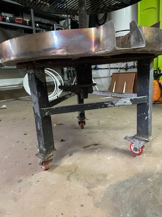 Asador de acero inoxidable