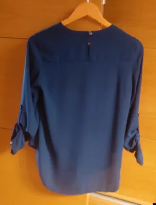 Camisa Fórmula Joven Talla M Azul