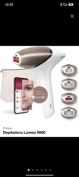 Depiladora Laser Philips Lumea 9900 IPL