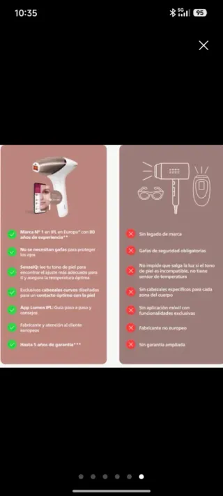 Depiladora Laser Philips Lumea 9900 IPL