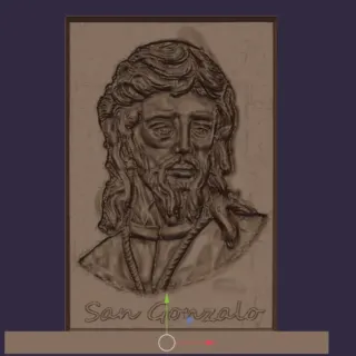 Relieve Cristo San Gonzalo