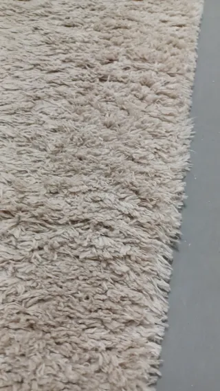 Dos Alfombras pasillo beige poliéster