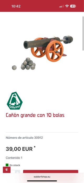 Castillo madera Waldorf/Montessori + figuras