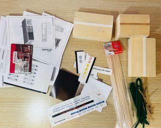 Materiales decoración maquetas tren