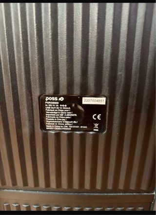 Altavoz grande con luces LED