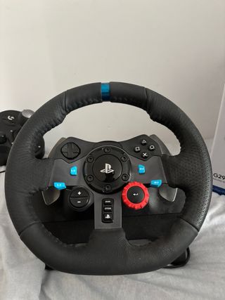 Logitech G29 con Shifter y estructura + PS4
