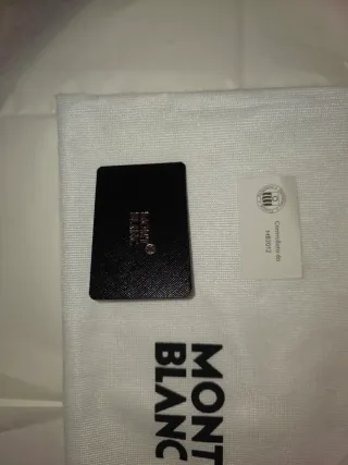 Bolso Montblanc Negro y Azul