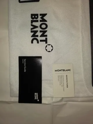 Bolso Montblanc Negro y Azul