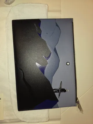 Bolso Montblanc Negro y Azul