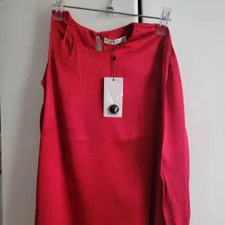 Blusa Mango Roja Talla M