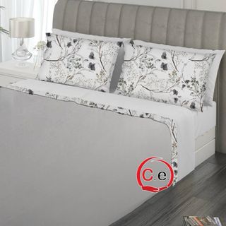 Coppia lenzuola con fiori
