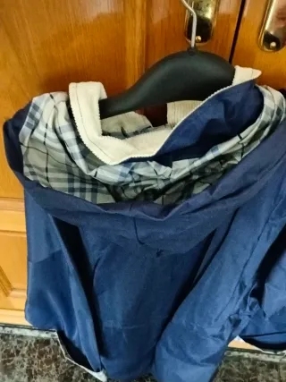 Chubasquero azul tallaXL