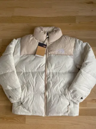 The North Face Puffer Jacket Beige/Blanco