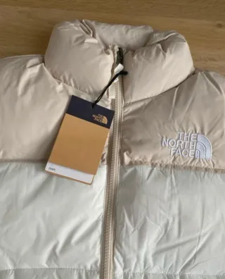 The North Face Puffer Jacket Beige/Blanco