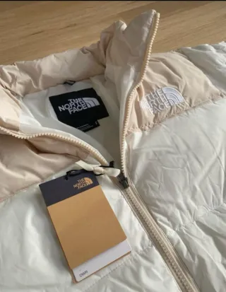 The North Face Puffer Jacket Beige/Blanco