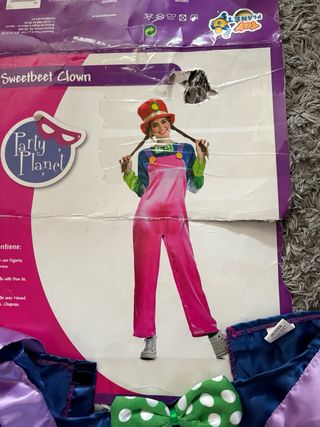 Disfraz Payaso Sweetbeet Party Planet Talla M - L