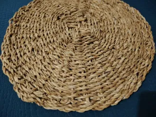 Tovaglietta rotonda in vimini