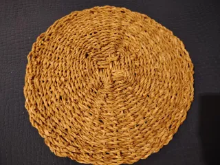 Tovaglietta rotonda in vimini