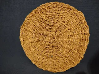 Tovaglietta rotonda in vimini