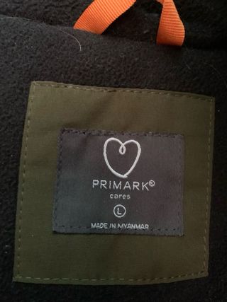 Parka uomo verde militare con cappuccio