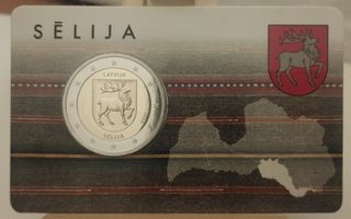 🇱🇻 Coincard 2€ Letonia 2025 Selija