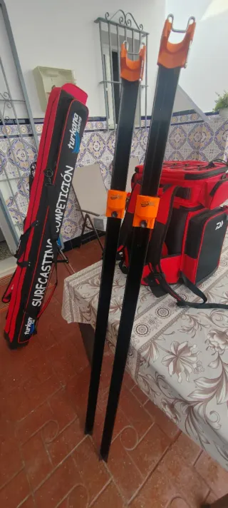 Equipo de surf casting completo