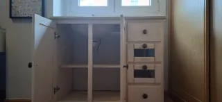 Mueble de baño rústico Art Gaydel madera maciza