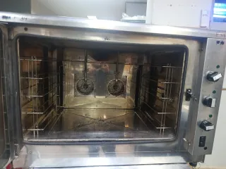 Horno trifásico 5 bandejas + fermentadora