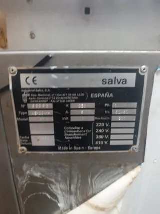 Horno trifásico 5 bandejas + fermentadora